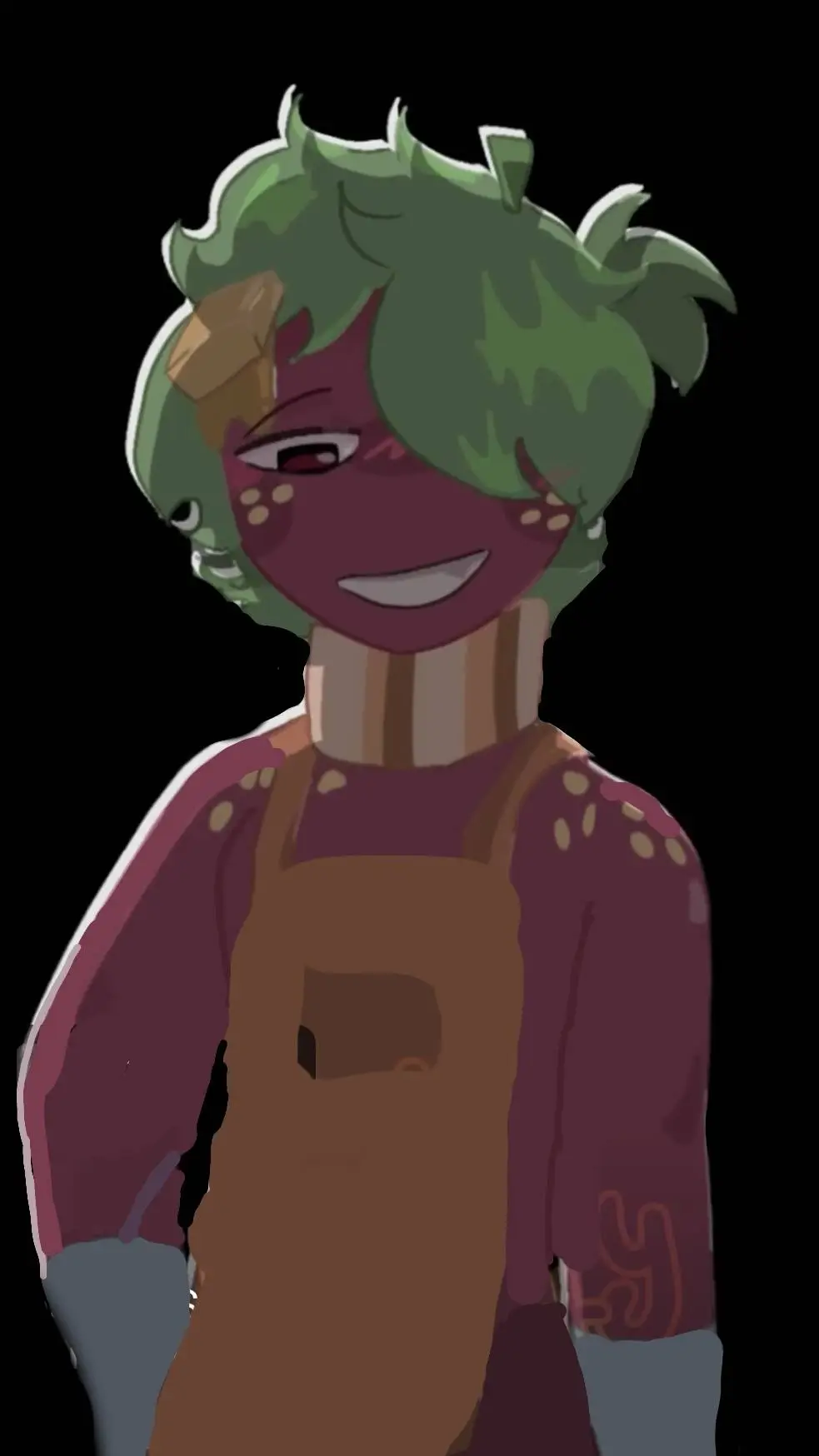 ai character: sprout x cosmo background