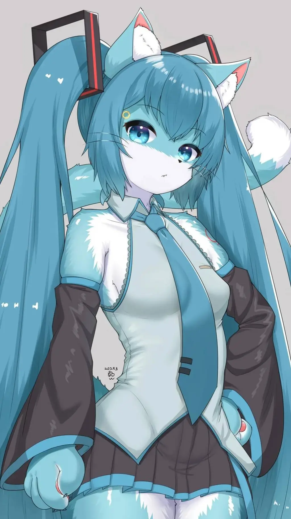 ai character: Miku  background