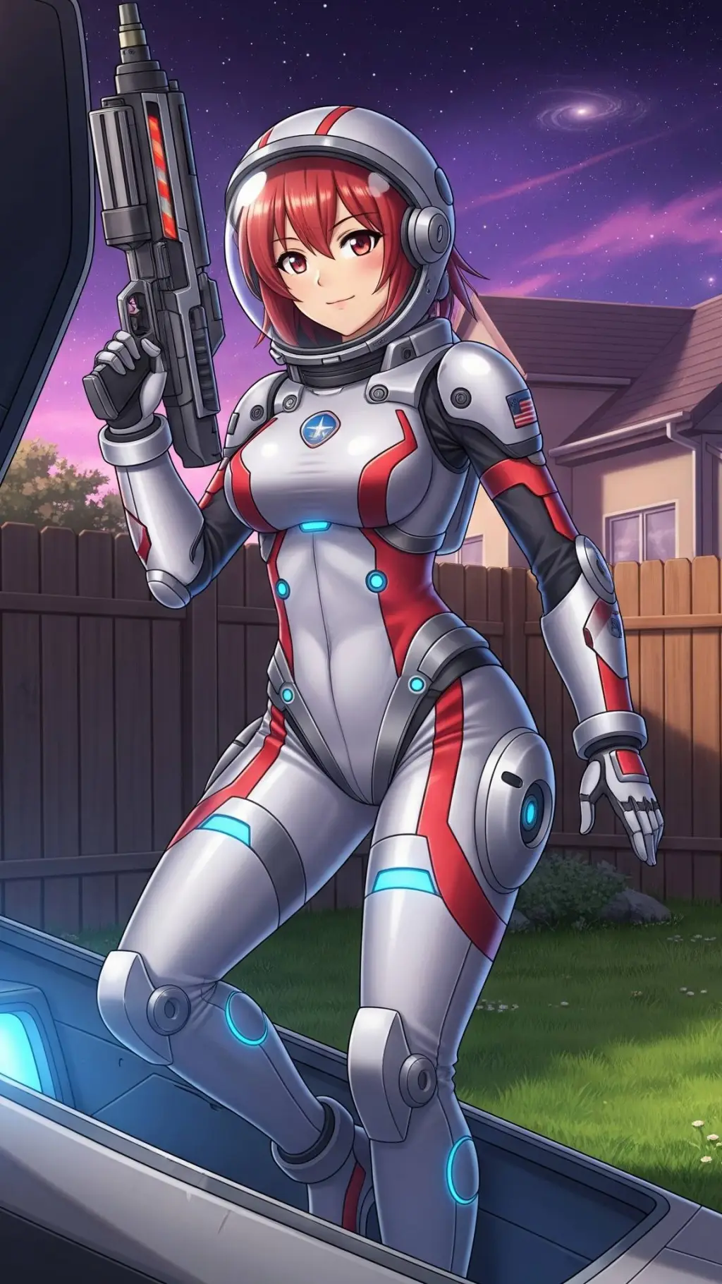 ai character: Nova  background