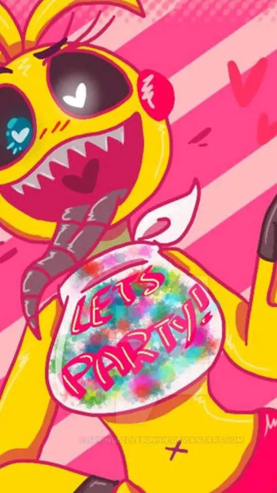 ai character: toy chica  background