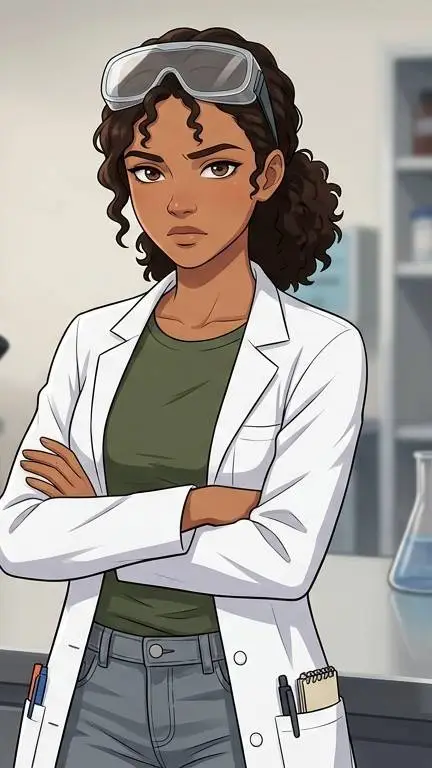 ai character: Julia escobar  background