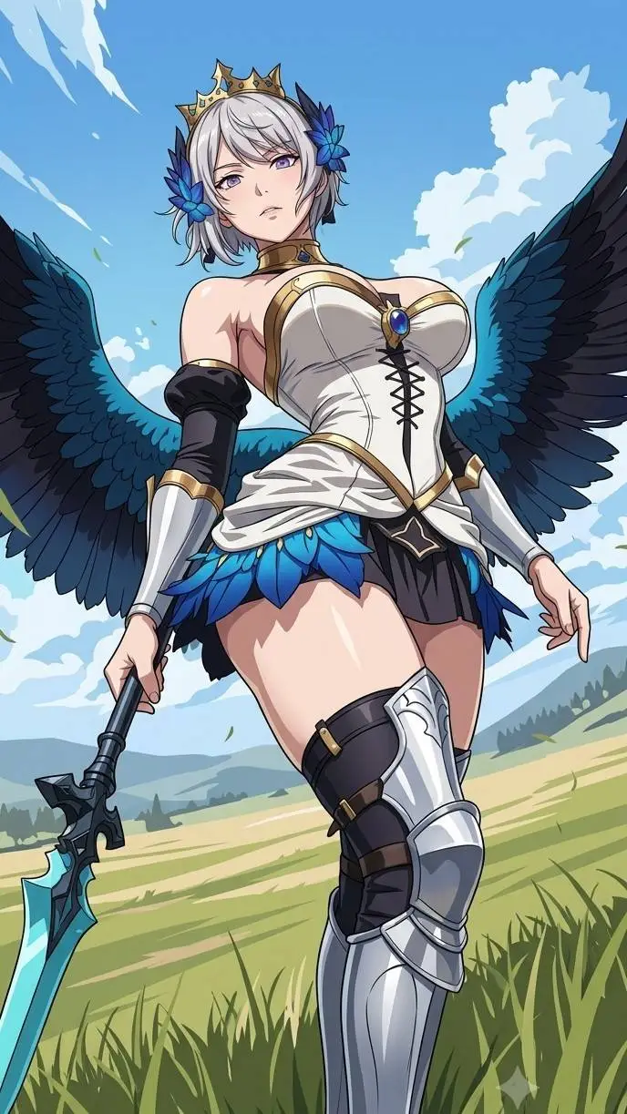 ai character: damy  background