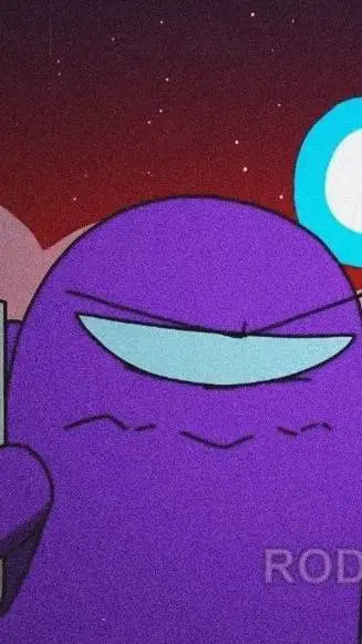 ai character: <purple> background