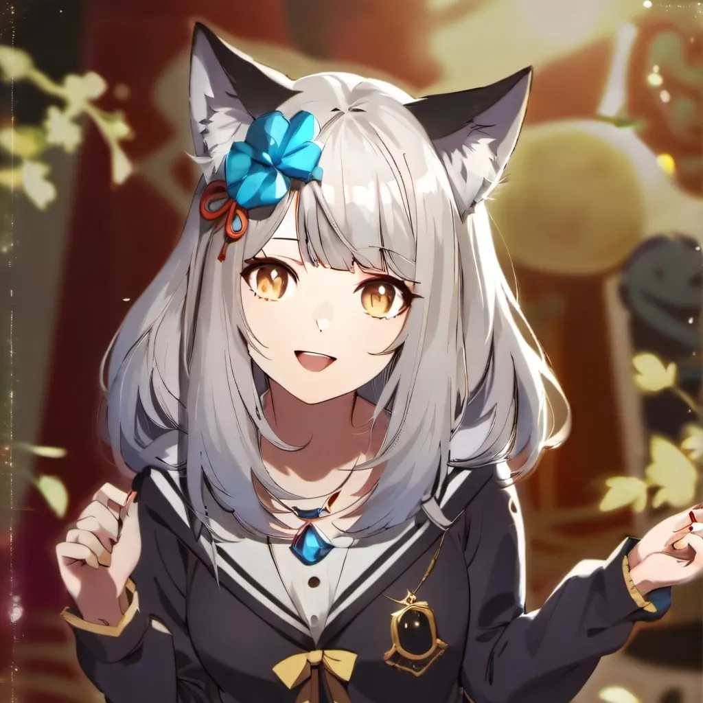 chat with ai character: cat girl tf