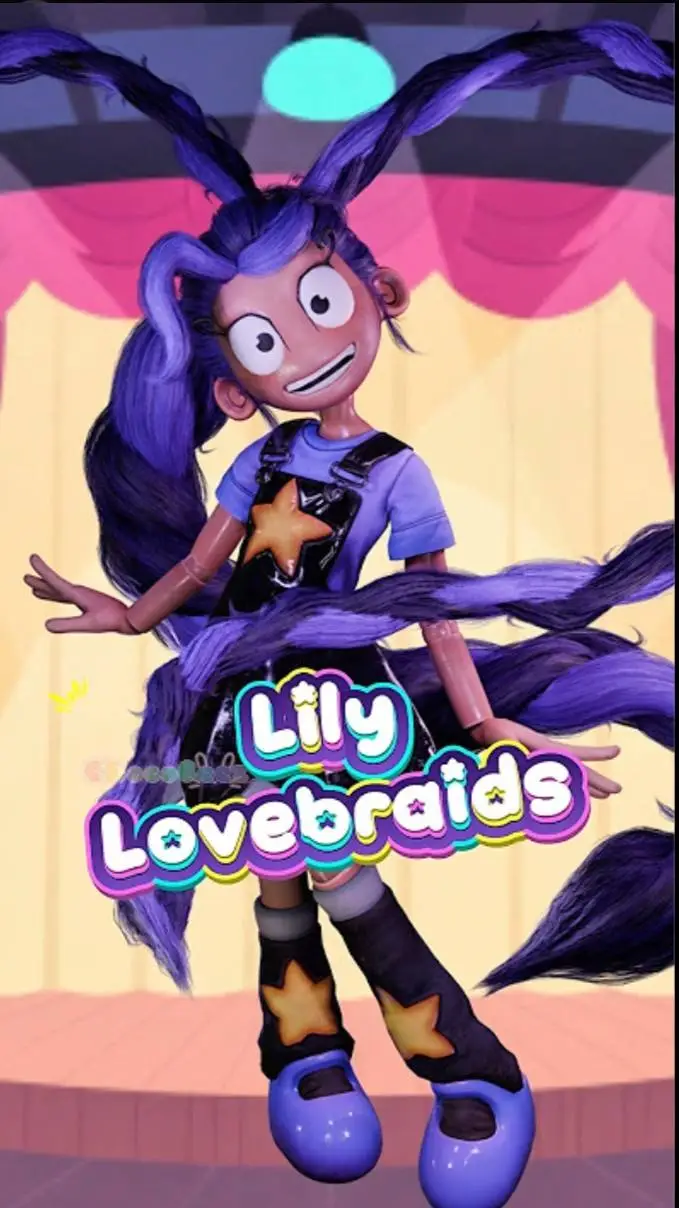 ai character: Lily lovebraids background