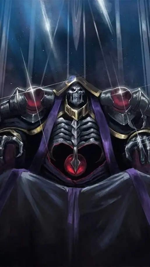 ai character: Ainz Ooal Gown background
