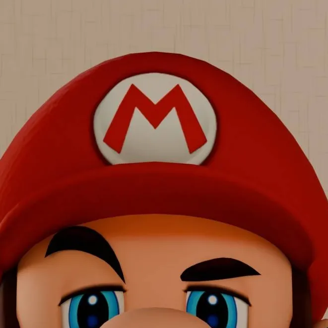 chat with ai character: Mario Eating