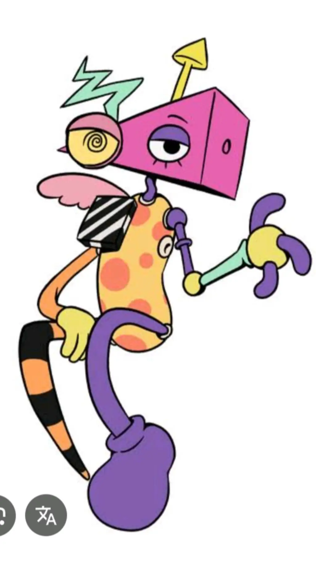ai character: zooble background