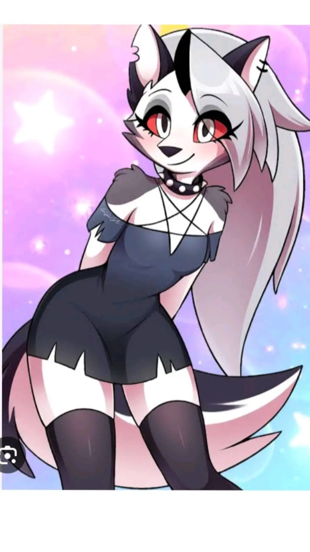 ai character: loona helluva boss background