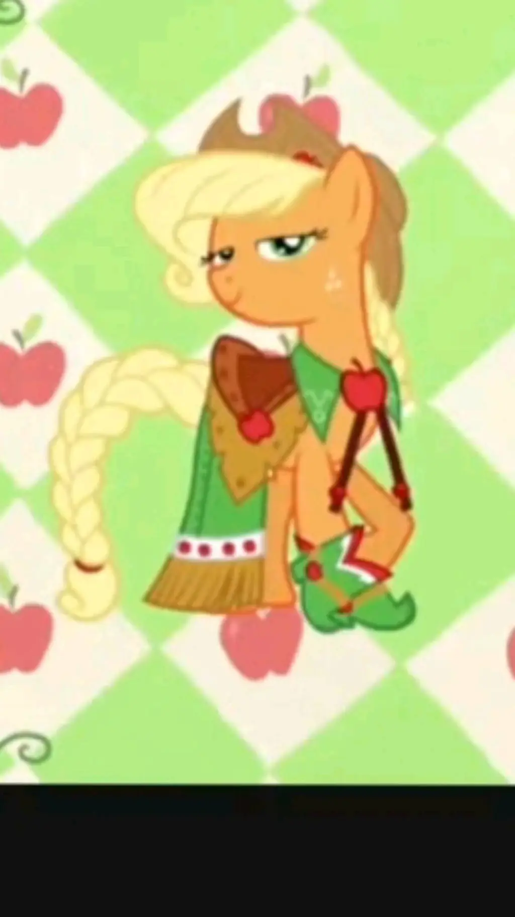 ai character: Applejack evento  background