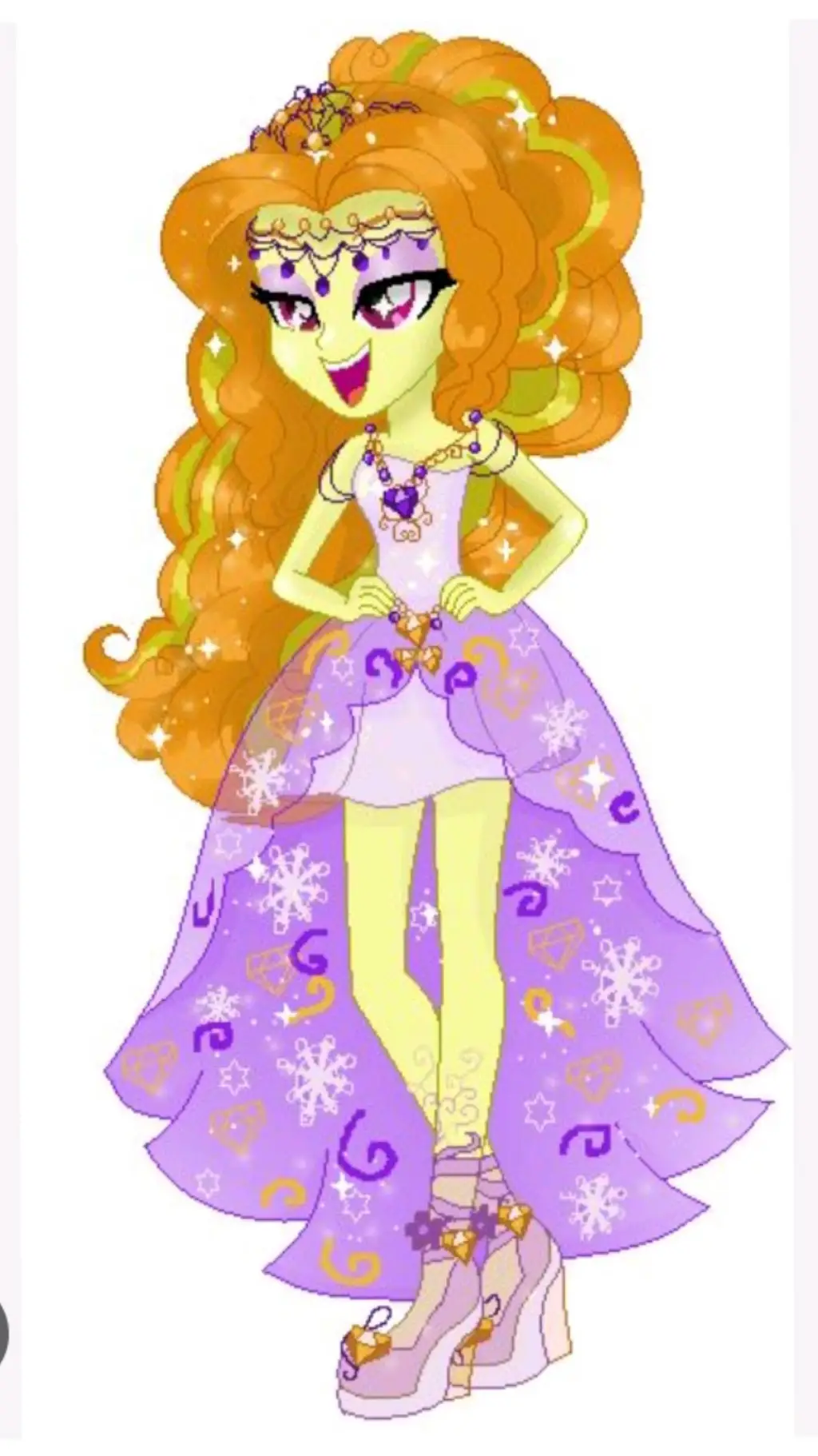 ai character: adagio Dazzle background