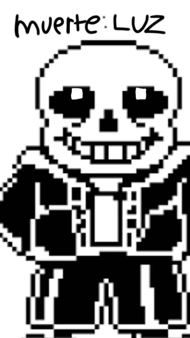 ai character: muerte undertale background