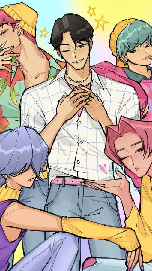 ai character: Saja boys e Huntri background