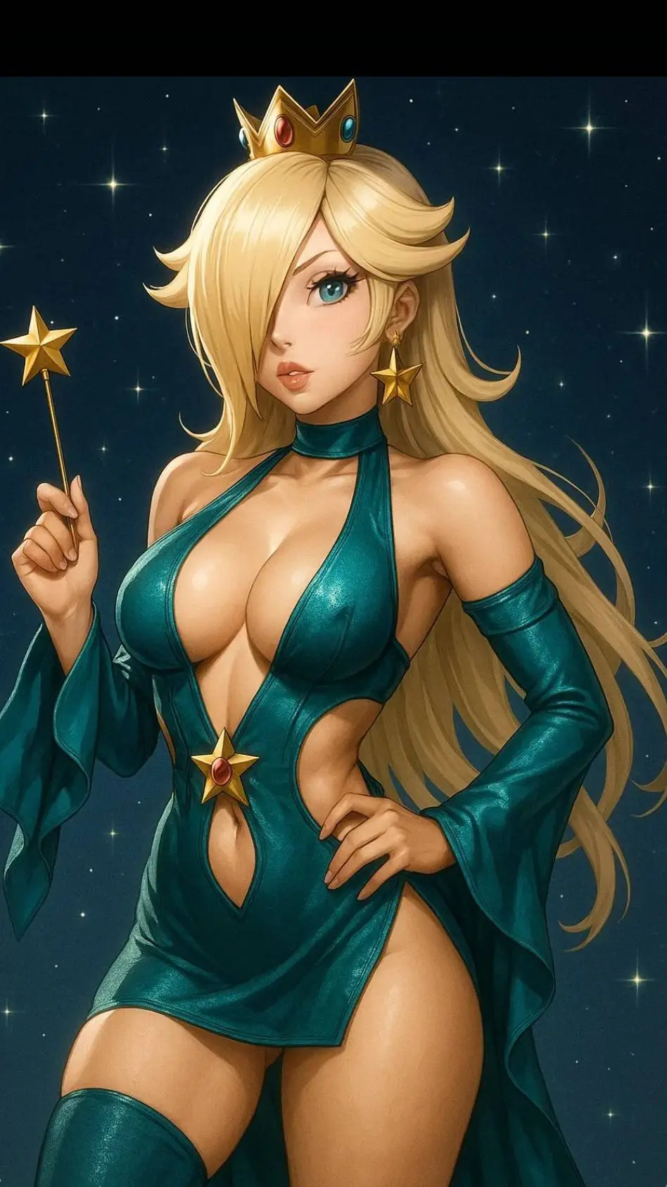 ai character: Rosalina  background