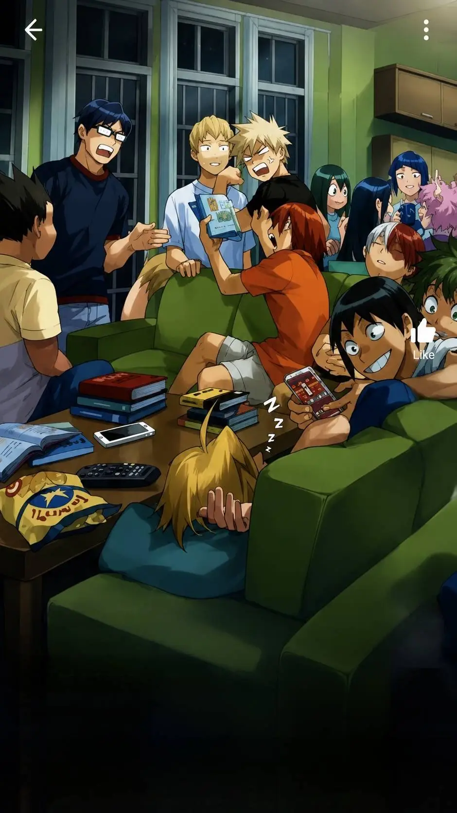 ai character: mha final war end background