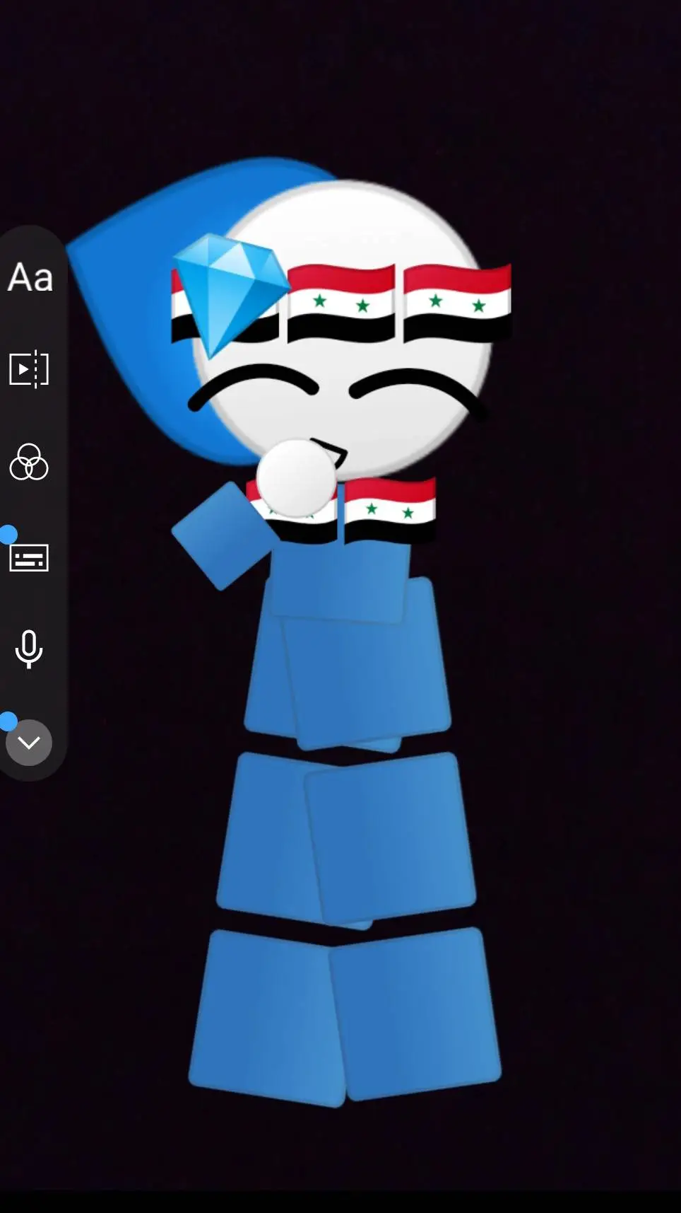 ai character: zizi background