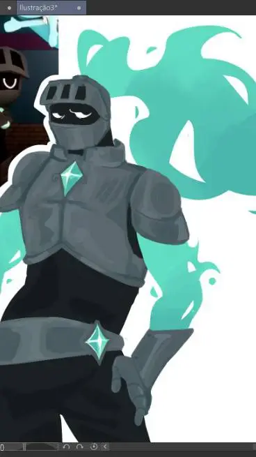 ai character: soulvester  background