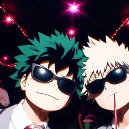 chat with ai character: deku & bakugo