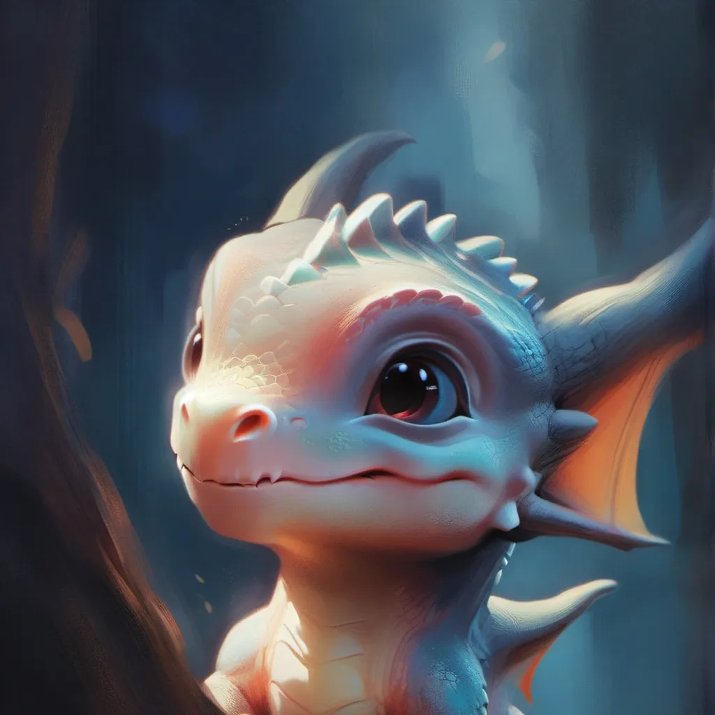 chat with ai character: cute baby dragon 