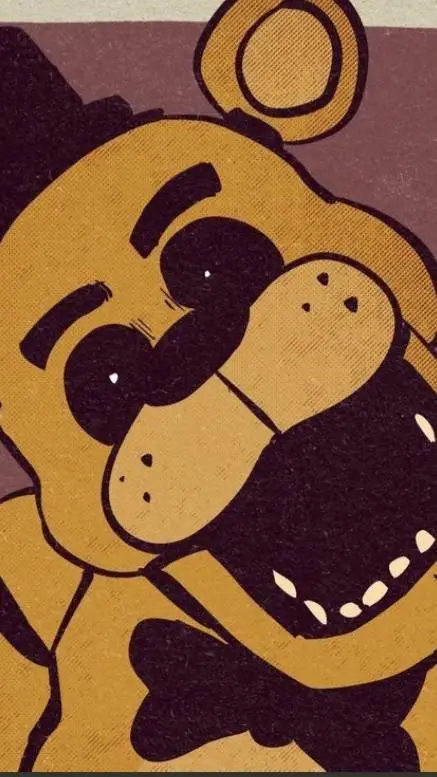 ai character: Golden freddy  background