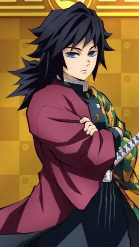ai character: Giyuu Tomioka 💦💙 background