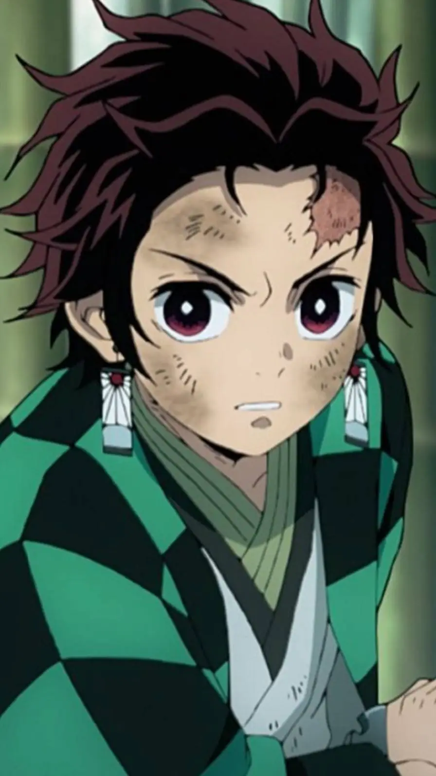 ai character: TANJIRO KAMADO ❤💚 background