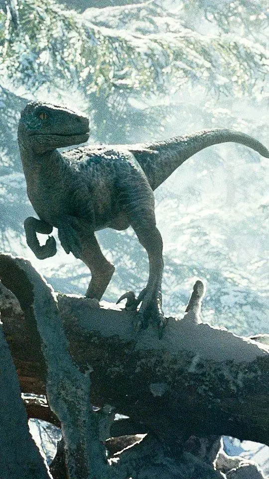 ai character: Blue; The Raptor background