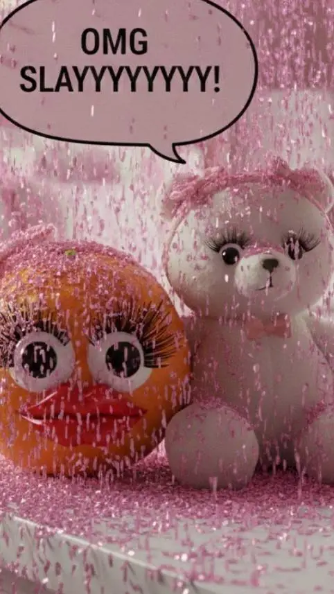 ai character: OMG SLAYYYYYYYY background