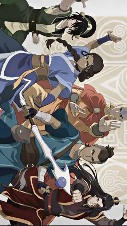 ai character: Atla FINDS A BABIE background