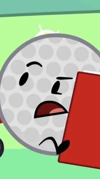 ai character: Golf ball (BFDI)  background