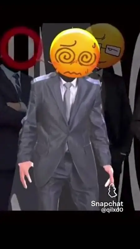 ai character: . emojis  background