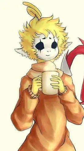 ai character: Laa Laa infectada background