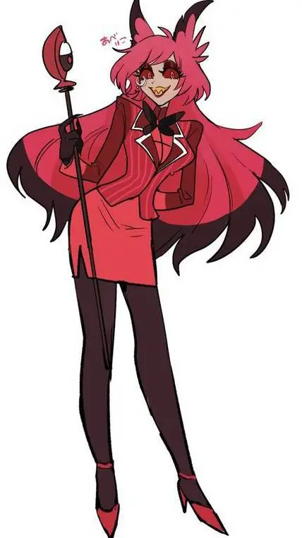 ai character: alastor women (V1) background