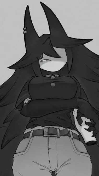 ai character: miss circle background