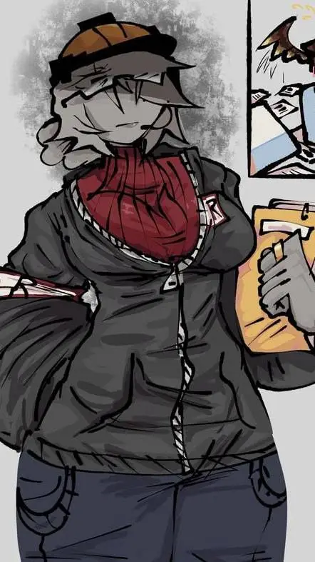 ai character: builderman fem background