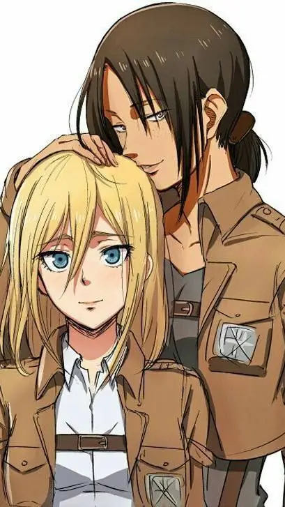 ai character: ymir x Historia  background