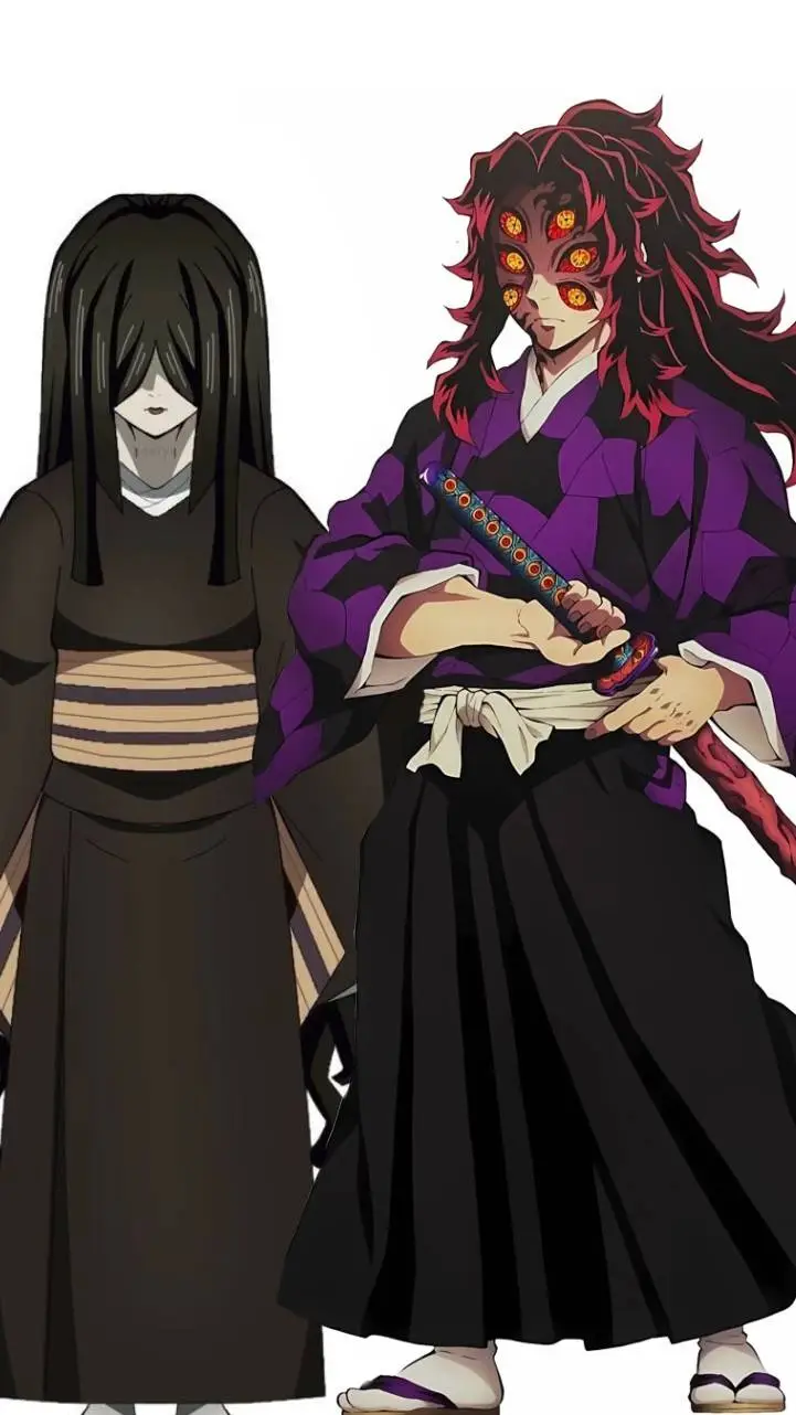 ai character: Nakime x Kokushibo background