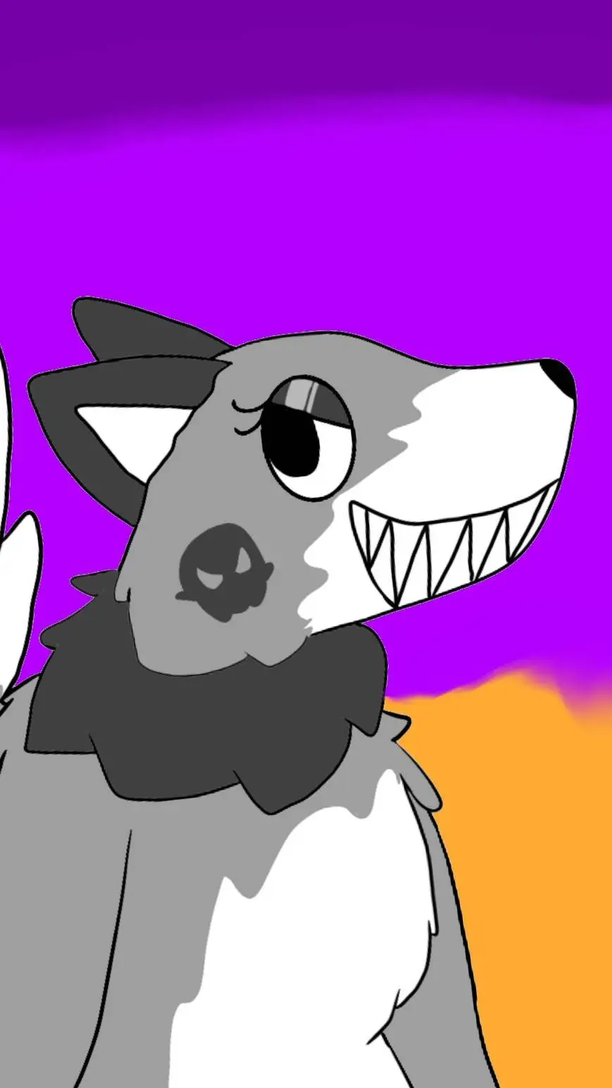 ai character: Rocky 🐺 background