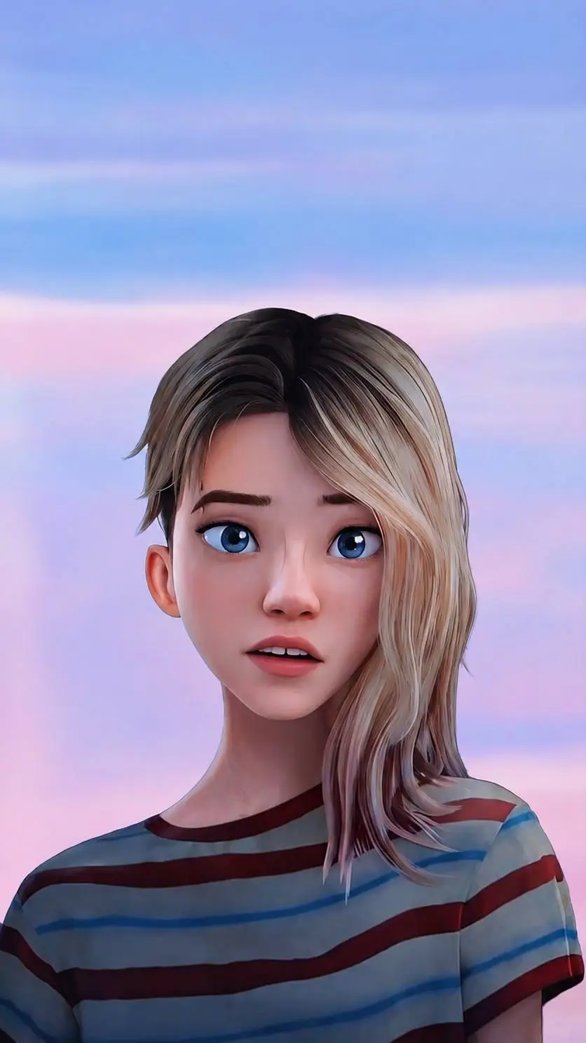 ai character: Gwen stacy  background