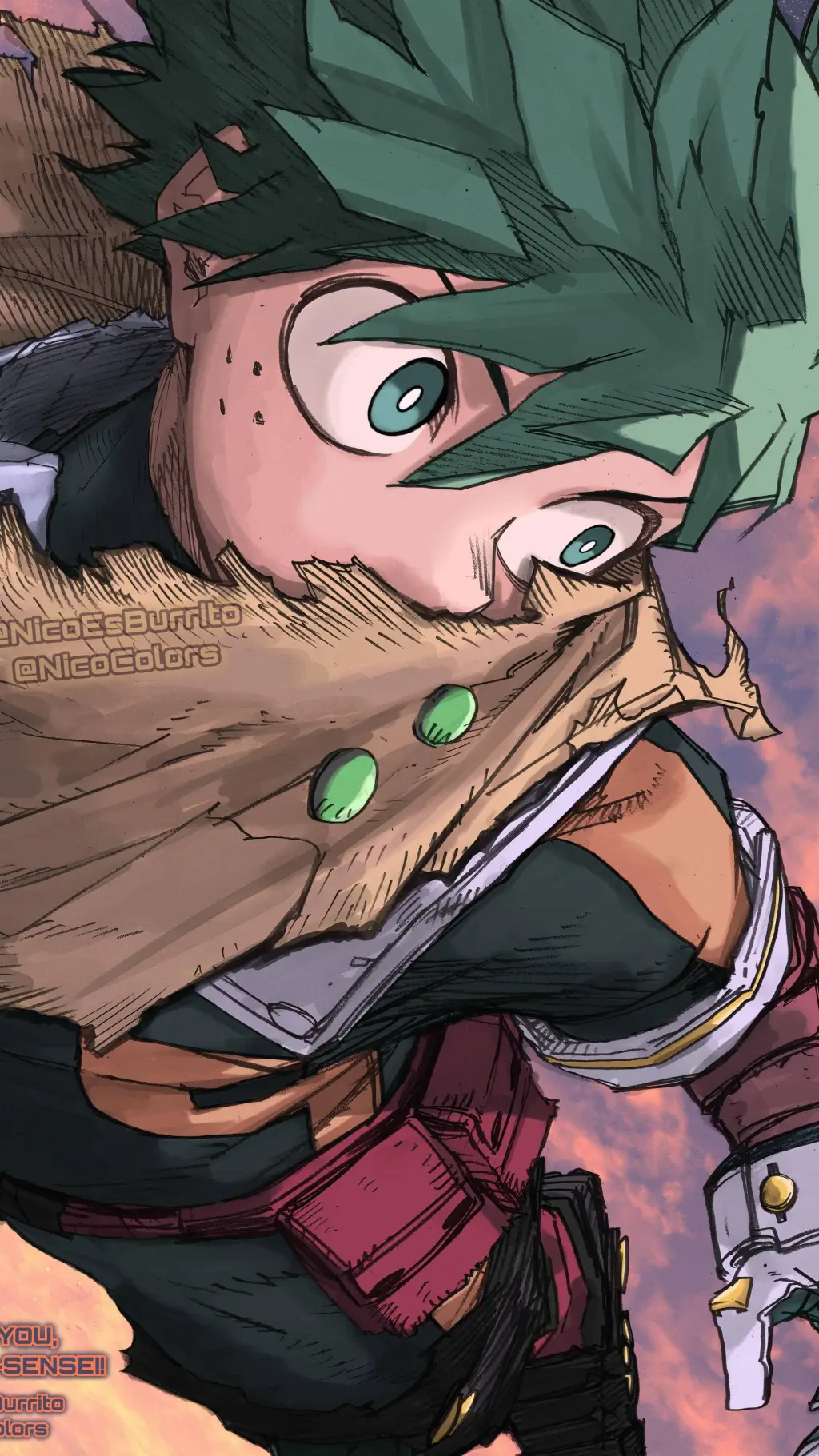 ai character: Dark deku gentil ! background