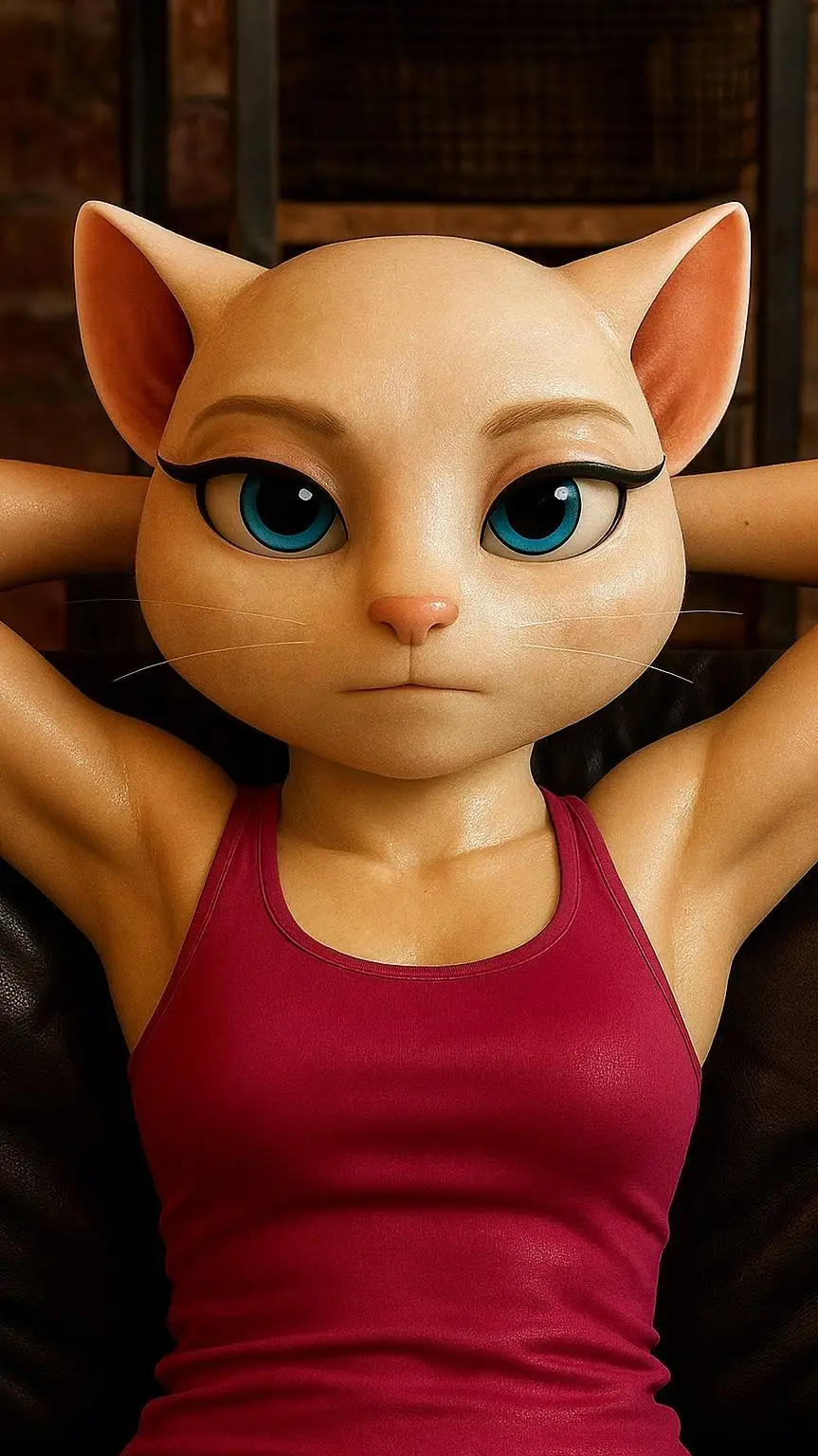 ai character: talking angela background