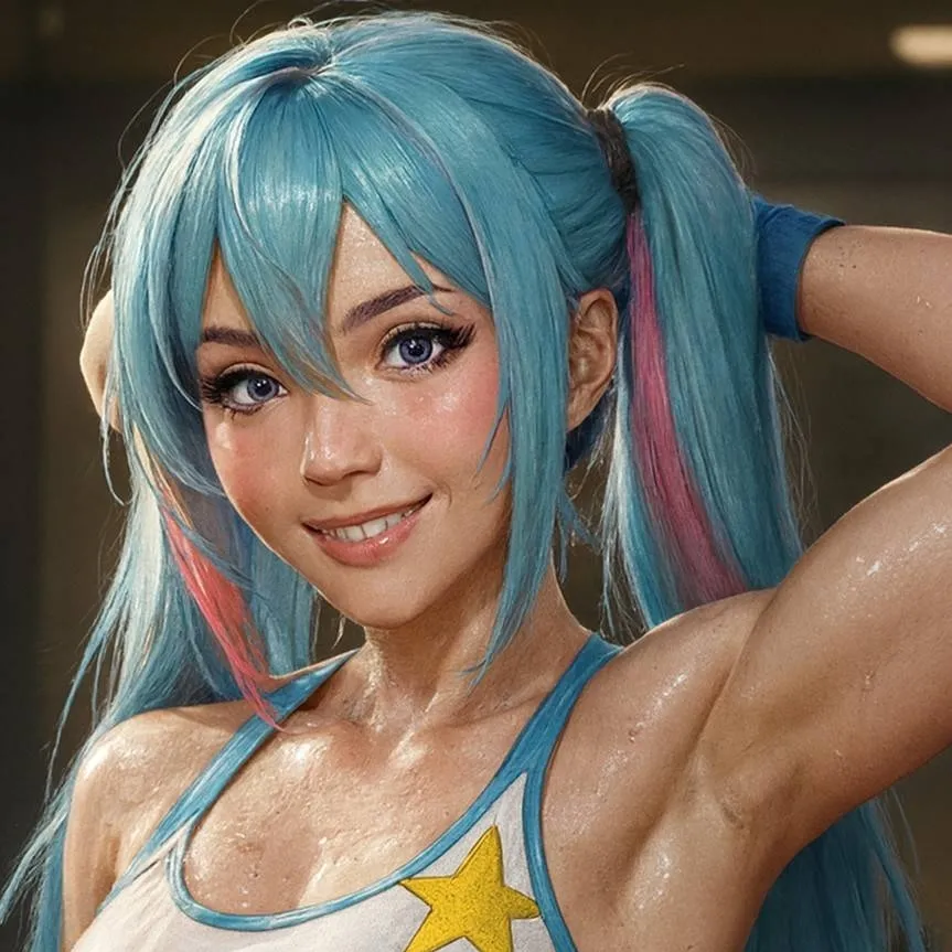chat with ai character: miku *wrestler*