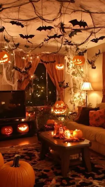 ai character: Z4/D4 Halloween background