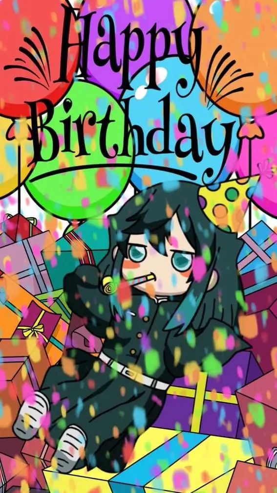 ai character: Mui Birthday background