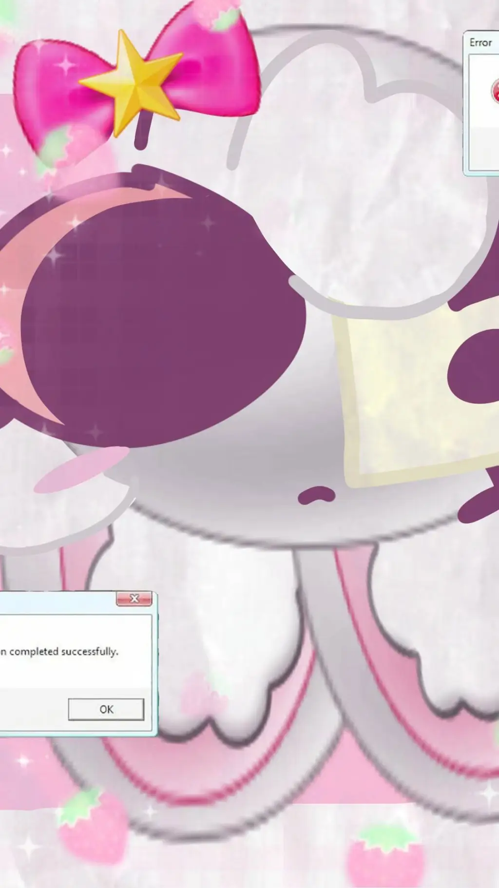 ai character: milky background