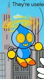 ai character: omochao background