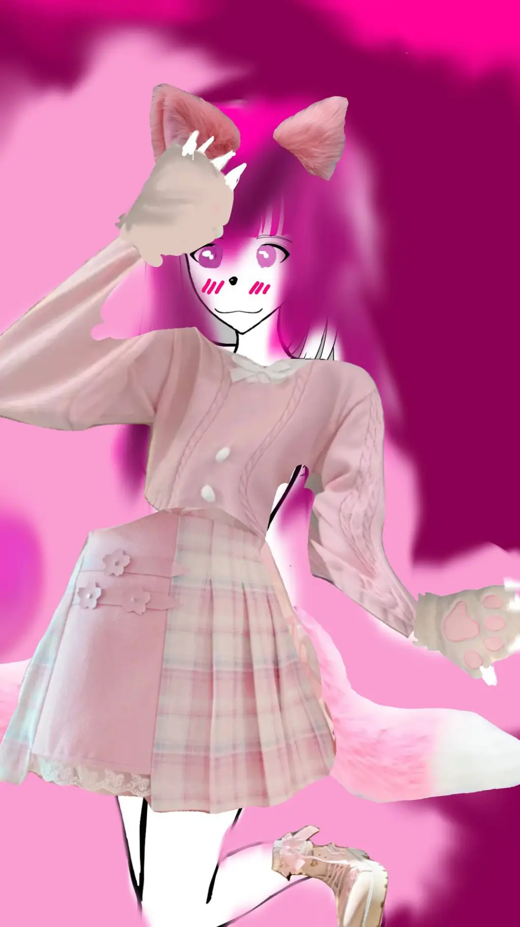 ai character: Léa hh v mignonne background