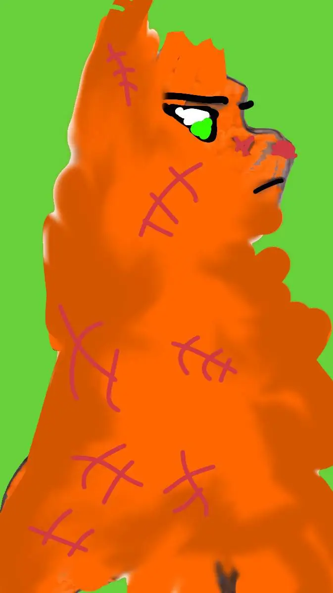 ai character: étoile rousse OC background