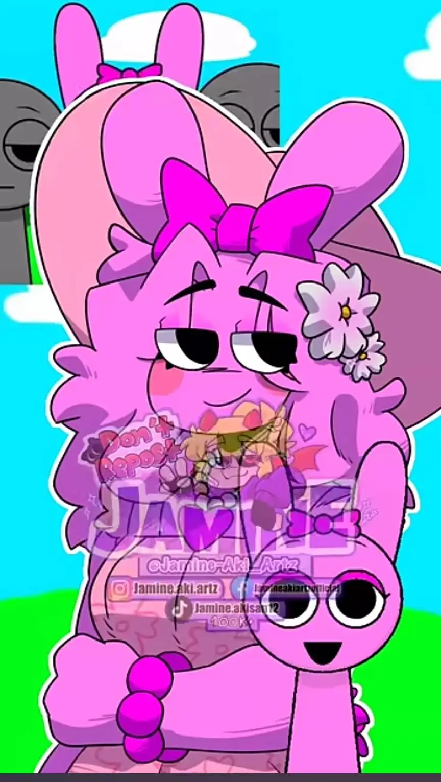ai character: Pinki background