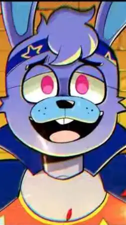 ai character: Glamorock Bonnie  background